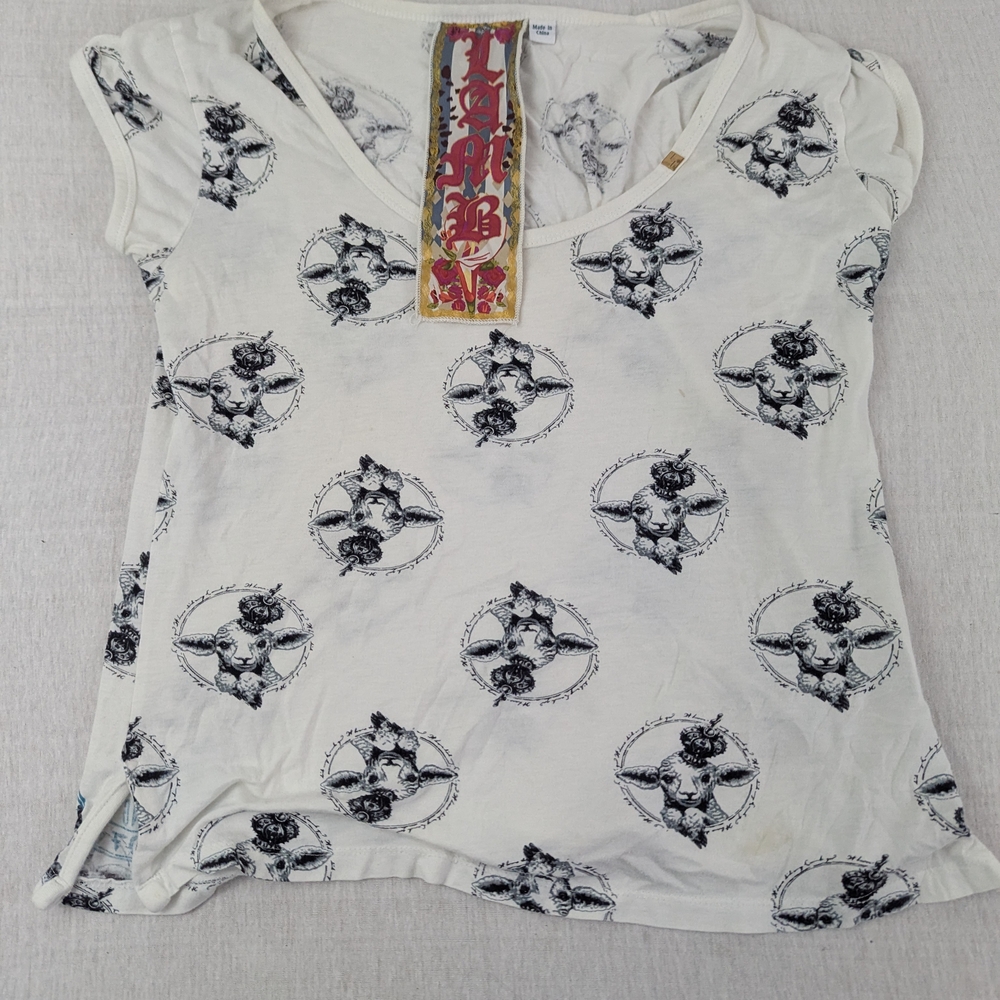 ✨🆕L.A.M.B. Gwen Stephanie 2007 Spring Vintage Blouse Medium✨